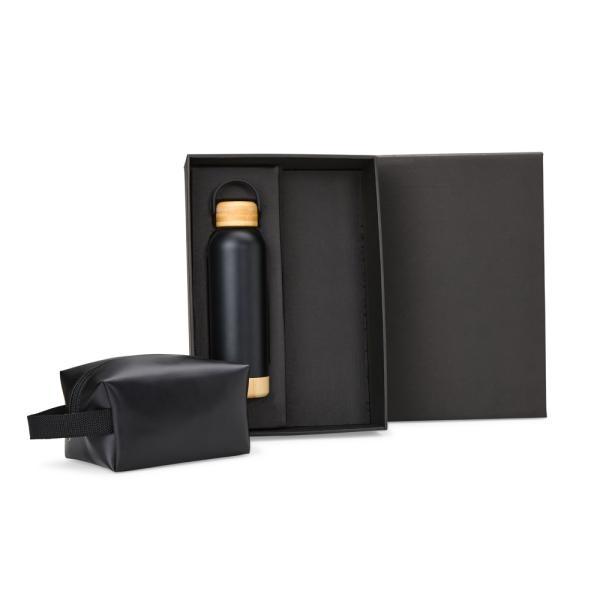 Kit garrafa e necessaire - 2 pçs
