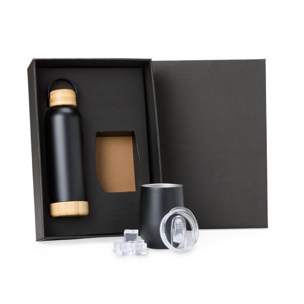 Kit garrafa e copo térmico - 2 pçs