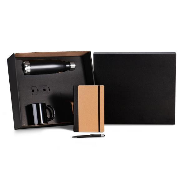 Kit escritório - preto - 4 pçs