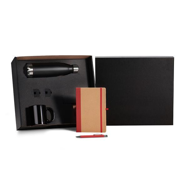 Kit escritório - vermelho - 4 pçs