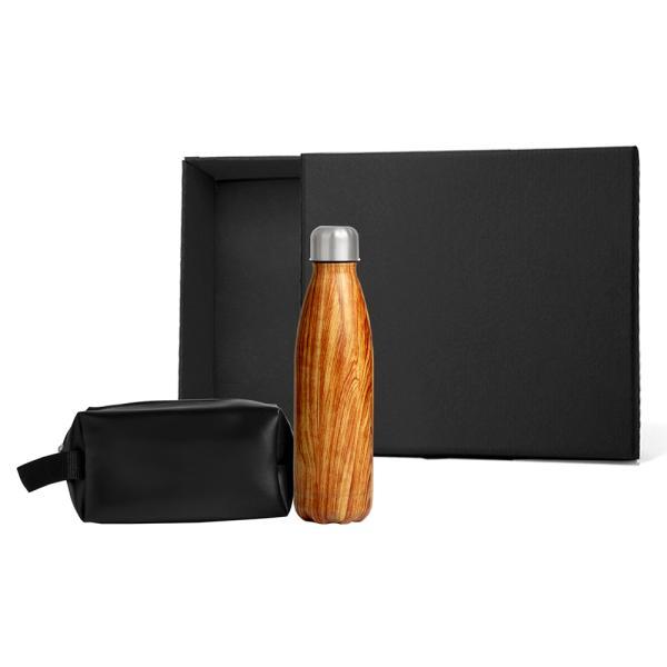 Kit necessaire e garrafa - 2 pçs