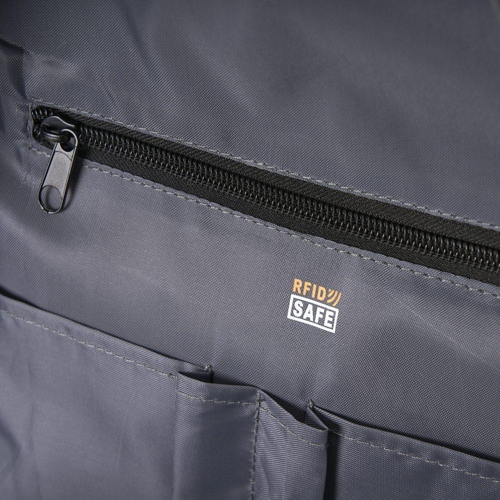 Mochila poliéster com bloqueador rfid