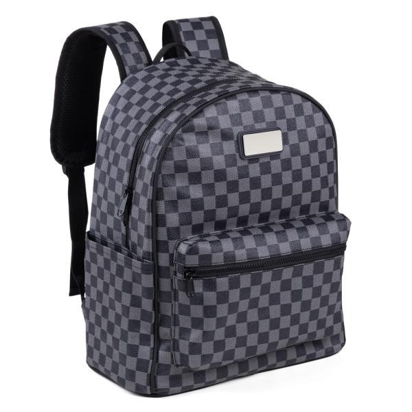Mochila em pvc - xadrez
