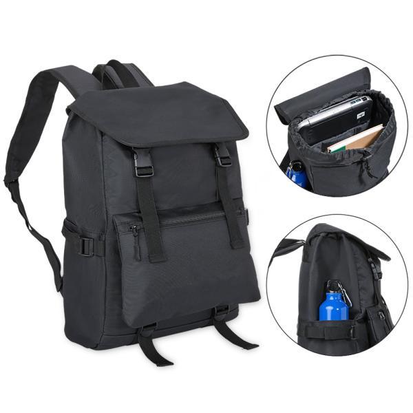 Mochila em polyester 600d - 18l - preta
