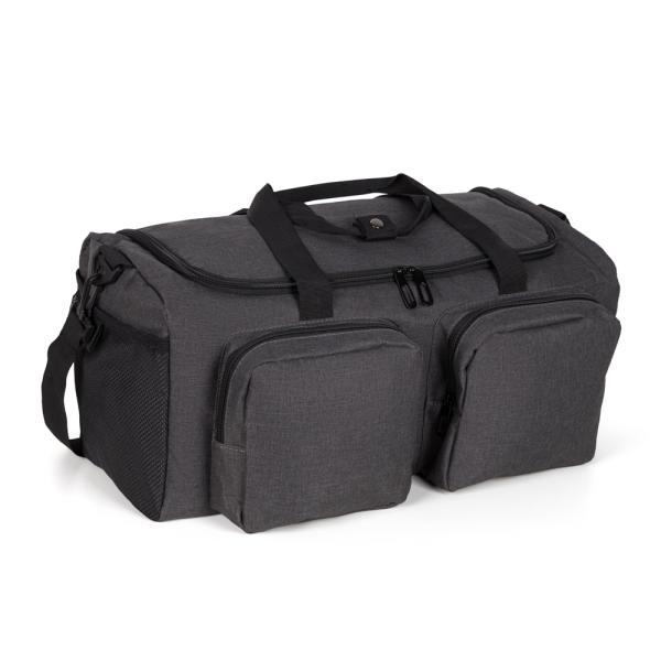 Bolsa esportiva em rpet - cinza escuro - 30l