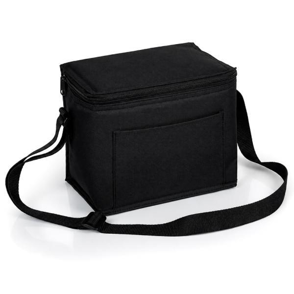 Bolsa térmica preta - 4l - 20x15x16cm - não impermeável